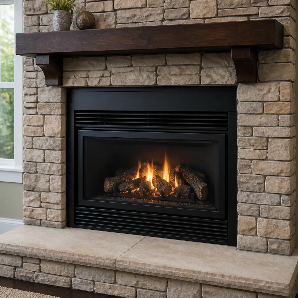 Gas fireplace service